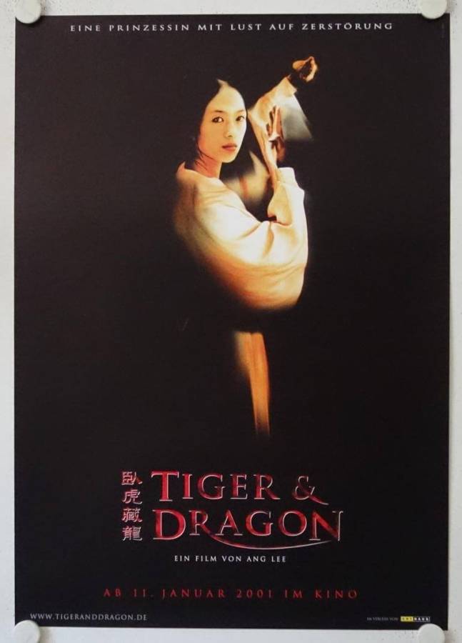 Hidden Tiger Crouching Dragon original release german movie posters (4)